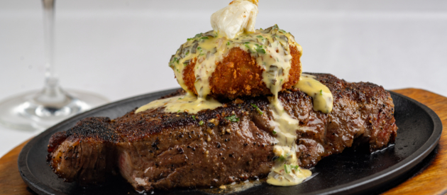 Perry's Steakhouse & Grille signature dishes Perry's Famous Pork Chop
Filet Mignon
Lobster Bisque